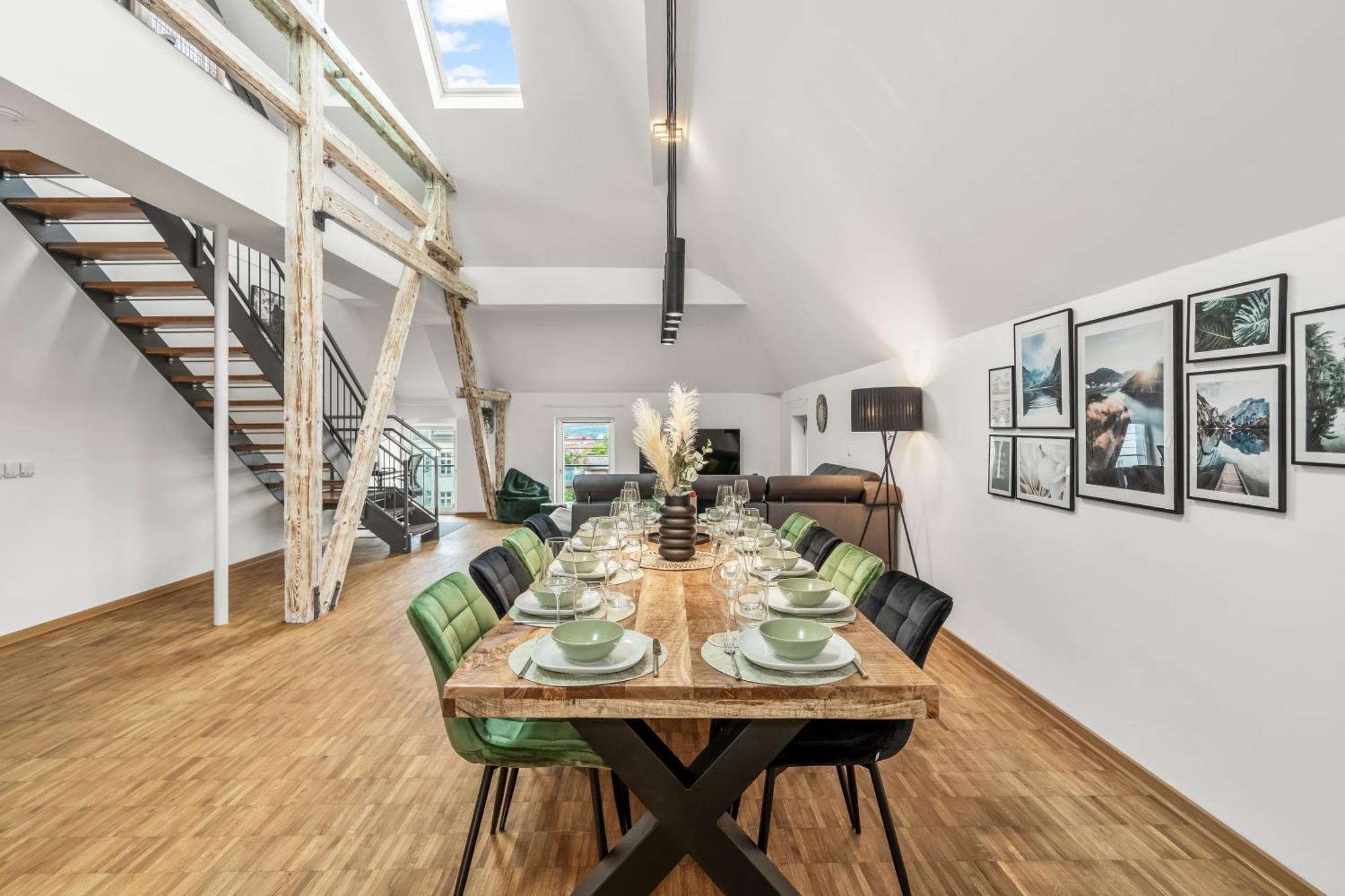 Dnd Design Loft I 170Qm I Parken I Balkon I Workstation I Netflix I Kaffee I Waschmaschine I Trockner I Xbox I Ausblick Apartamento Wurtzburgo Exterior foto
