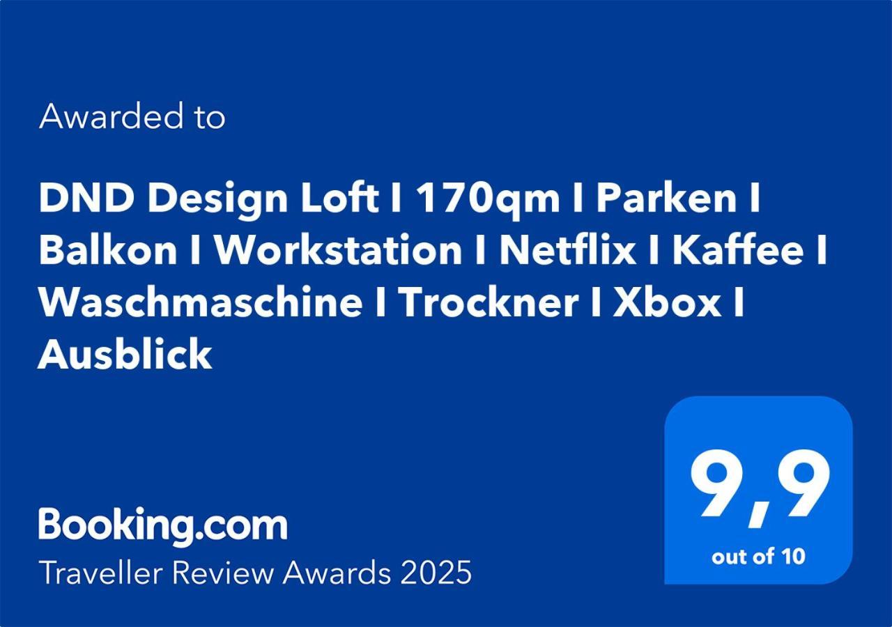 Dnd Design Loft I 170Qm I Parken I Balkon I Workstation I Netflix I Kaffee I Waschmaschine I Trockner I Xbox I Ausblick Apartamento Wurtzburgo Exterior foto